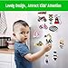 40 PCS Vehicle Magnets, Vehicles and Professions Fridge Magnets for Kids-Common Vehicles, Airplane, Boat & Occupations-Magnetic Transport Refrigerator Decors Educational Learning Toys for Toddlers