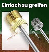 ETENWOLF 12 Stück A102 Messing Ballpumpe Nadeln mit Aufbewahrungsbox – Ansicht 6