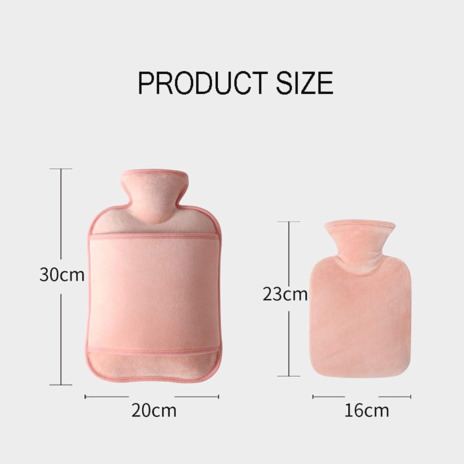 Bolsa Agua Caliente Para Calentar Manos Botella De Agua Caliente De Lujo, Calentador De Cama Acogedor Y Funda De Bolsa Suave, Retención De Calor, Buen Rendimiento Cálido En Invierno Botella De Agua Ca