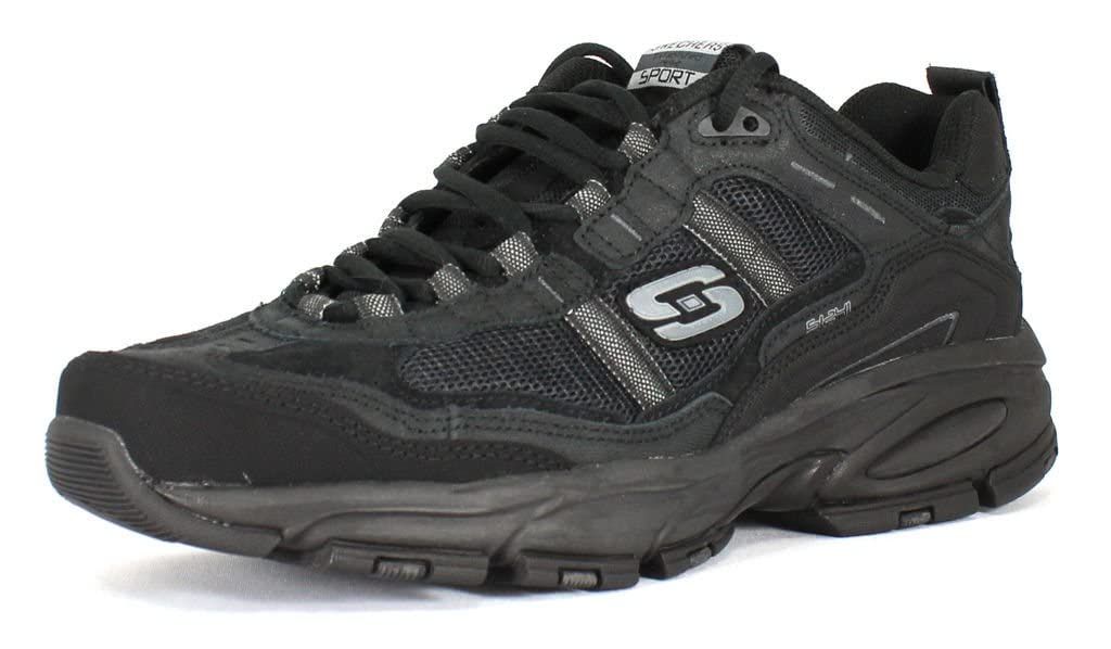 Skechers Men's Vigor 2.0 Trait Sneaker, Black, 14 UK X-Wide