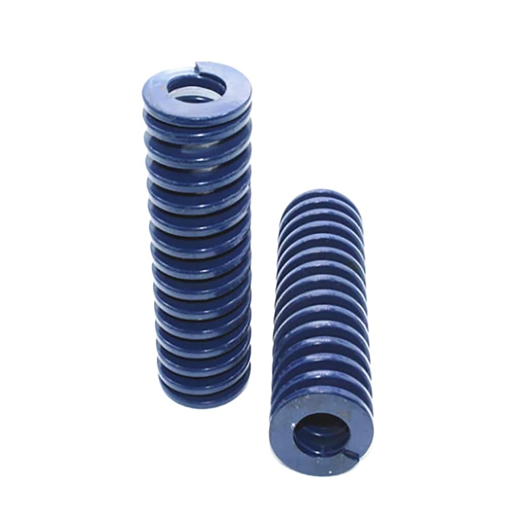 Molle a compressione blu personalizzabili - Diametro esterno 8-12 mm, lunghezza 15-100 mm, acciaio for molle, perfette for varie applicazioni(16pcsx12x6x100mm)