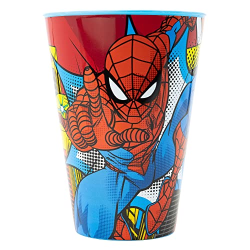 Stor GOBELET RÉUTILISABLE POUR ENFANTS EN PLASTIQUE SANS BPA 430 ML,SPIDERMAN MIDNIGHT FLYER