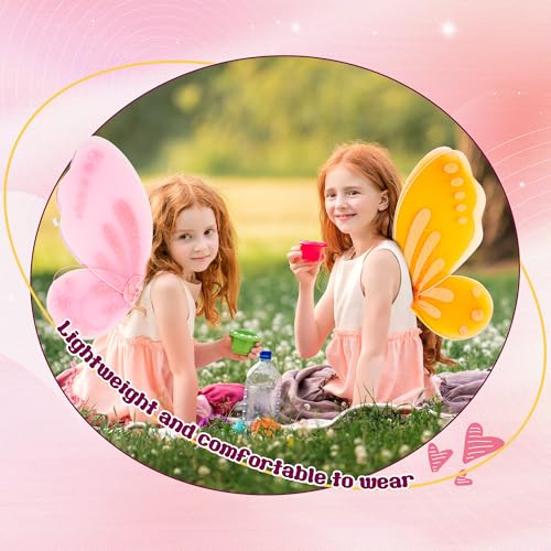 Pack de 24 alas de hada para niñas multicolor miniatura 6