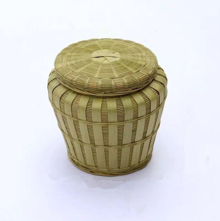 竹泉作 虫籠花入 竹細工 工芸 共箱無し 茶道具 竹泉作 虫籠花入 竹細工