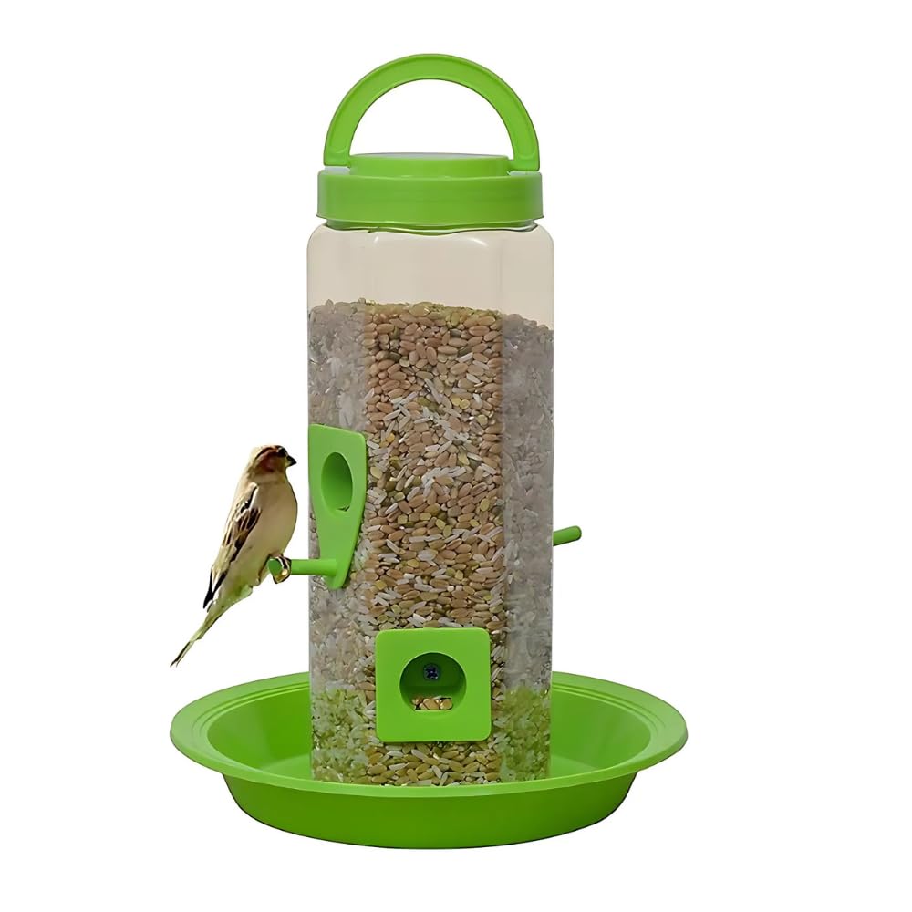 Chullbull Pet Products Sparrow Feeder with Anti Spill Plate Bird House (Hanging) (B0D35MD169) Amazon Price History, Amazon Price Tracker