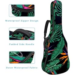 Housse de transport étanche pour guitare avec bandoulière réglable Motif abstrait coloré, Multicolore 10., 42.9×16.9×4.7… - Les Beatles, Paul McCartney, John Lennon, RIngo Starr, George Harrison Housse de transport étanche pour guitare avec bandoulière réglable Motif abstrait coloré, Multicolore 10., 42.9x16.9x4.7… – Image 4