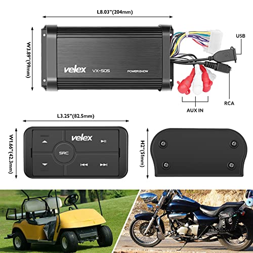 Marine Bluetooth Amp with Controller