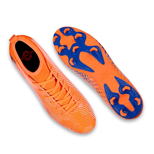 Image of Nivia Pro Encounter 9.0 F.B Stud-Orange /R.Blue UK-3