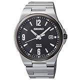 セイコー Seiko Solar Men's Quartz Watch SNE211 [並行輸入品]