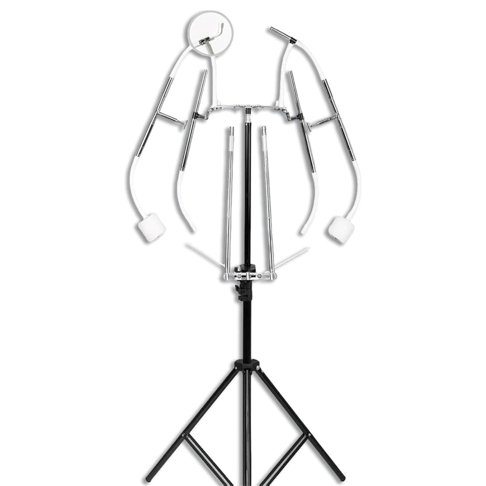 YNBSHGAA Adjustable Mannequin Dress Form for Photography, Retail Display and Home Use, Sturdy Clothing Hanger Rack for Skirts, Pants, Shirts