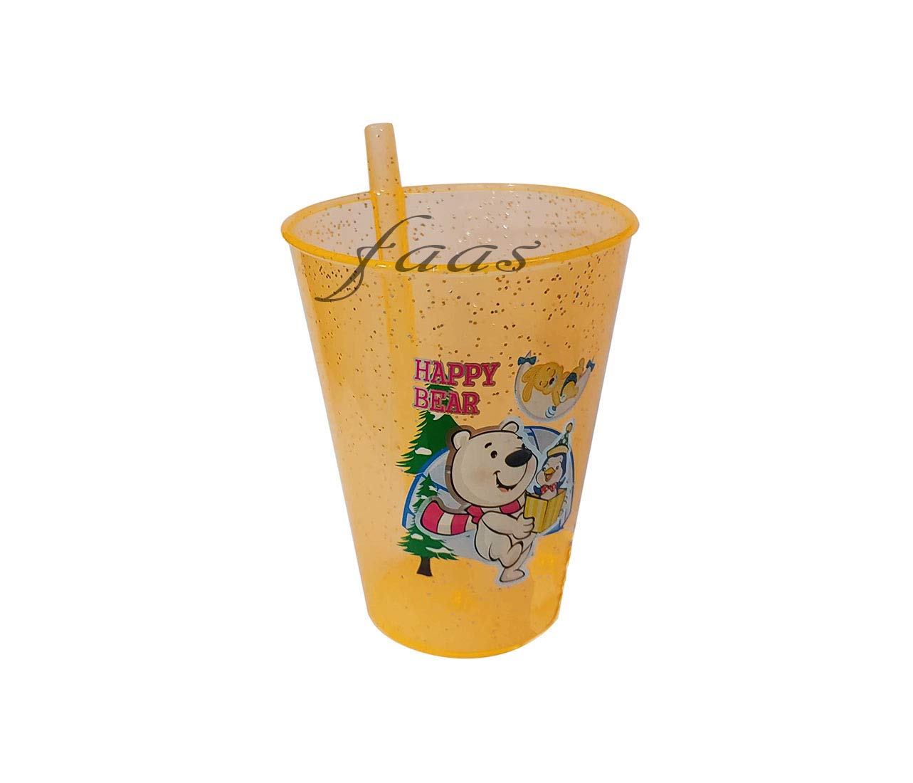 faas Kids Acrylic Sipper Glass Travel Use Accessories (Multicolour)-picture-38