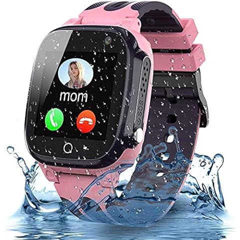 Smooce Kids Smartwatch Phone,Waterproof Kids Smart watch with LBS Tracker SOS Voice Chat and Camera Game for 3-12 Years Old Kids Birthday Cover