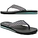 QLEYO Women's Athletic Wide Flip Flops, Casual Flat Width Thong Sandals for All Day Dress, Comfort Yoga Mat Insole Slippers for Vacation Beach Water size 7