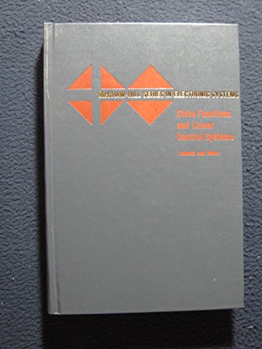 State Functions and Linear Control Systems 0070556555 Book Cover