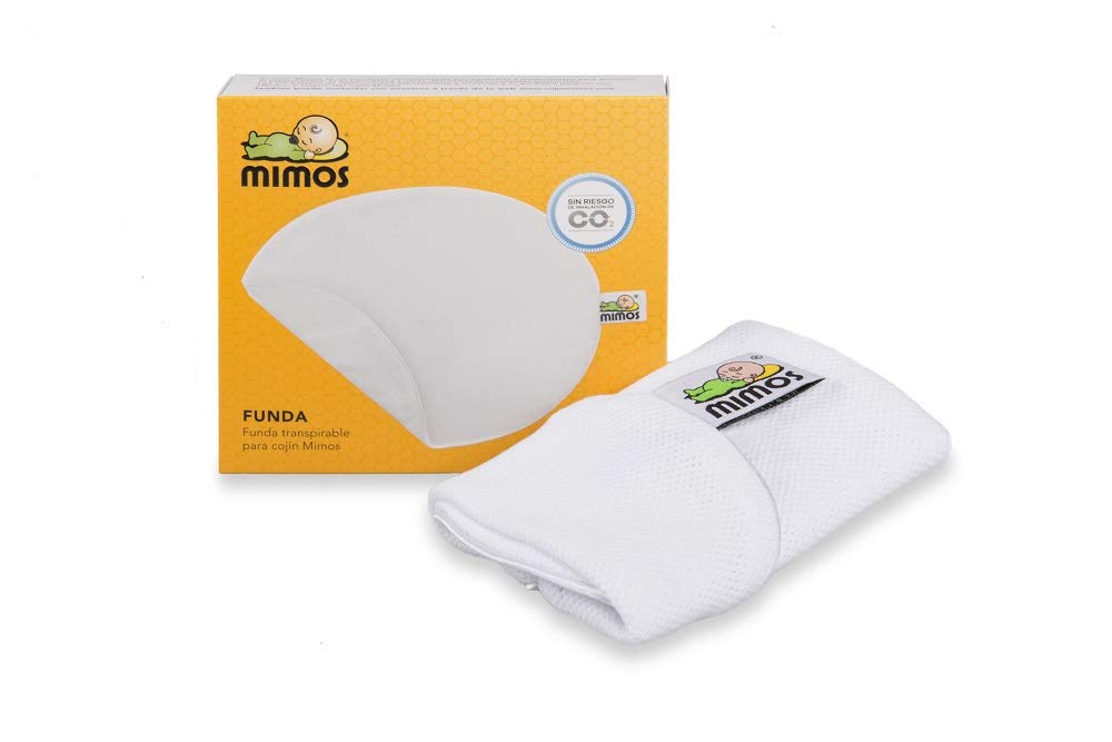 Bezug für Mimos Babykopfkissen Gr. M - weiß