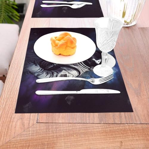 Set de table astronaute pour repas en extérieur sur la terrasse et table basse - 7
