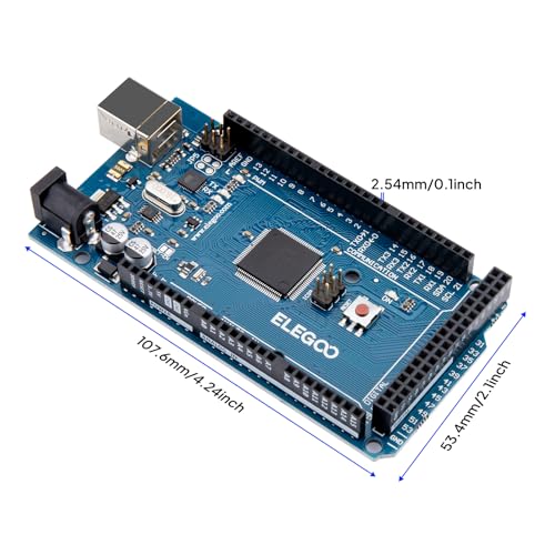 Elegoo MEGA 2560 R3 Board ATmega2560 ATMEGA16U2 + USB Cable Compatible With Arduino - Image 4