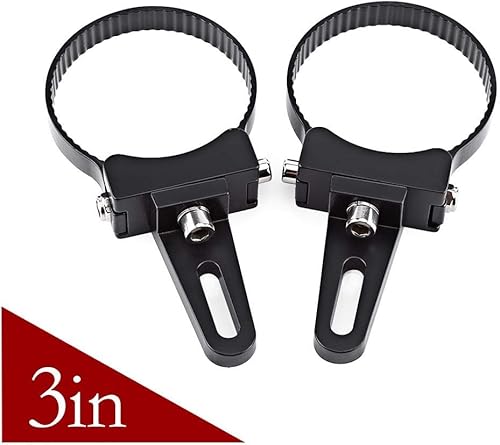 Miniatura 2 de Qiilu Soportes de montaje para barra de luz LED, 2 piezas de barra de luz todoterreno para automóvil, camión, ATV, soporte de montaje, kit de