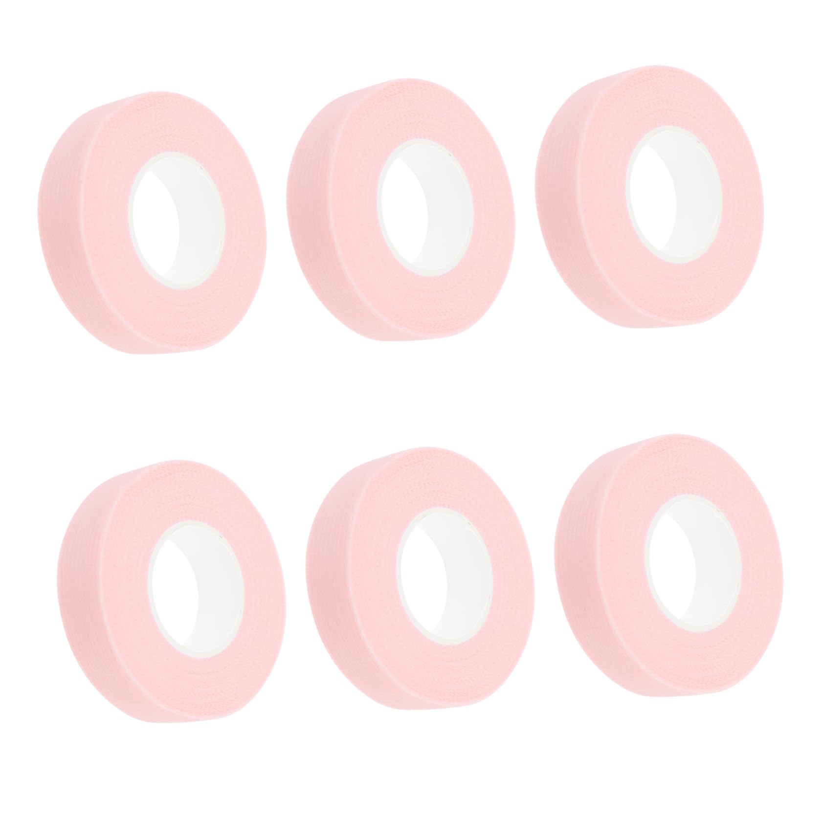 Ipetboom 6 Pack Lash Extension Tape Non-Woven Fabric Skin-Friendly Eyelash Grafting Tape for Beauty Care Comfortable Breathable Gentle Adhesive for Professional Use