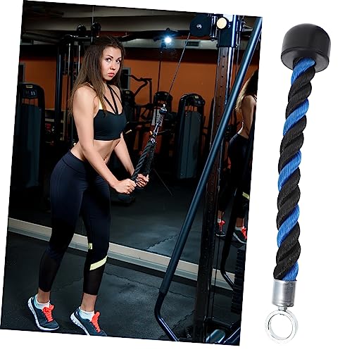 Cuerda para tríceps de nylon con giro fluido HEMOTON para polea de gimnasio 5