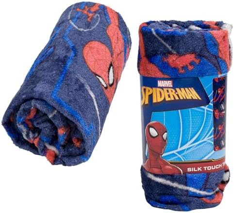 Northwest Spiderman Kids Bed Silk Throw Blanket, 40" x 50"