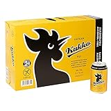 Grünste Brauerei Finnlands KUKKO PILS Alkoholfrei (24 X 0,33 L Dose) EINWEG  Finnisches Bier im tragbaren Party-Pack (0,3% vol.)  Glutenfrei mit Gerstenmalz  Preis inkl. Pfand