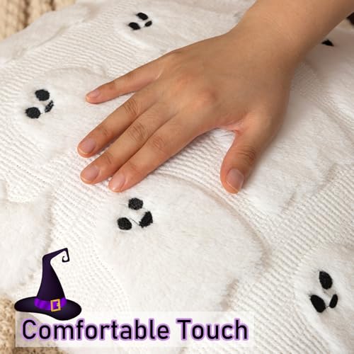 UGASA-Halloween-Pillow-Covers-White-Ghost-Throw-Pillow-Cases-Soft-Plush-Faux-Fur-Wool-Couch-Cushion-Case-for-Home-Decor-Set-of-218×18-White UGASA Halloween Pillow Covers White Ghost Throw Pillow Cases Soft Plush Faux Fur Wool Couch Cushion Case for Home Decor Set of 218×18 White