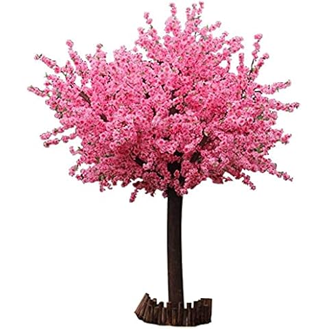 PFTHDE Artificial Peach Tree Pink Fake Peach Large Artificial Plant Cover