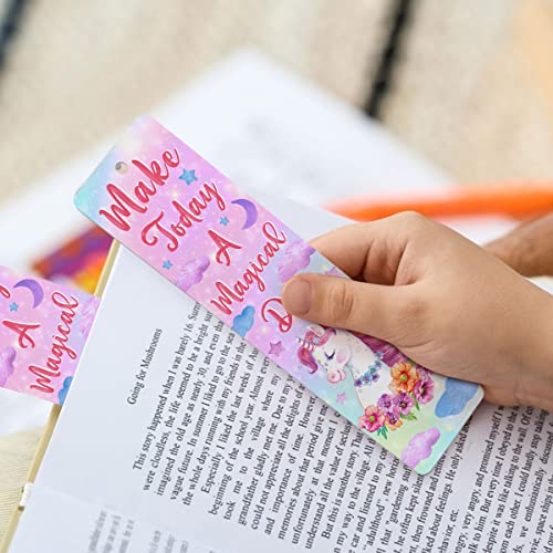 Goleex Unicorn Metal Bookmark With Ruler For Kids Women Girls Teens Friends Book Lovers Readers Colorful Rainbow Magnetic Bookmarks Birthday Gifts Holiday Party Animal Bookmarkers #TOP4