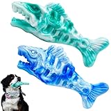 BoYoYo Tough Dog Toys for Aggressive Chewers 2 Pack, Indestructible Dog Toys to Keep Them Busy, Beef Flavor, Nylon Dog Chew Toys for Large Dogs