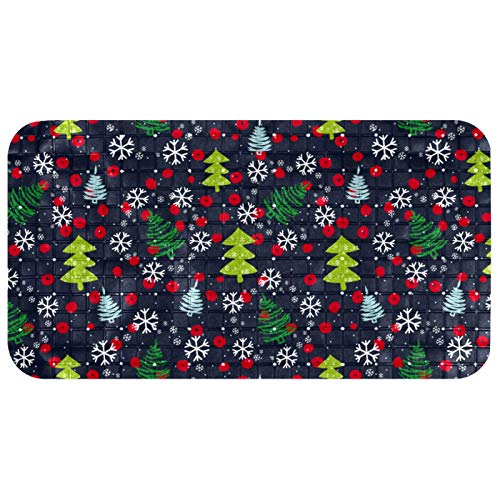 Tapis de douche avec ventouses antidérapant 37,5 x 68,5 cm Noël