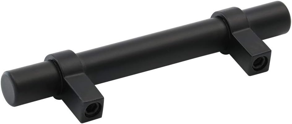 goldenwarm 15 Pack 3 inch Black Cabinet Pulls Matte Kitchen Drawer Handles Zinc Alloy Dresser Hardware