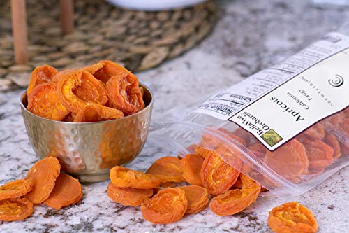 Bella Viva Orchards Dried California Tangy Apricots, 1 lb of Dried Fruit
