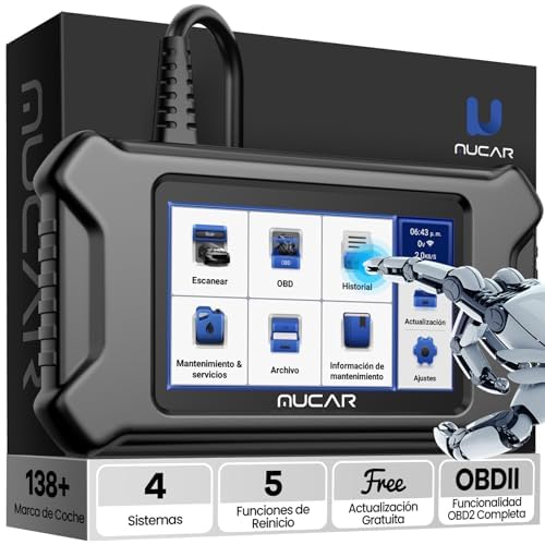 mucar OBD2 Diagnosis, CS4 Diagnosis Coche Multimarca con 5 Funciones de Reinicio(Reinicio de Aceite/EPB/SAS/TPMS/ETS) Y 4 Sistemas(ABS/SRS/ECM/TCM), Diagnosis Coche para Actualización Gratuita mucar OBD2 Diagnosis, CS4 Diagnosis Coche Multimarca con 5 Funciones de Reinicio(Reinicio de Aceite/EPB/SAS/TPMS/ETS) Y 4 Sistemas(ABS/SRS/ECM/TCM), Diagnosis Coche para Actualización Gratuita