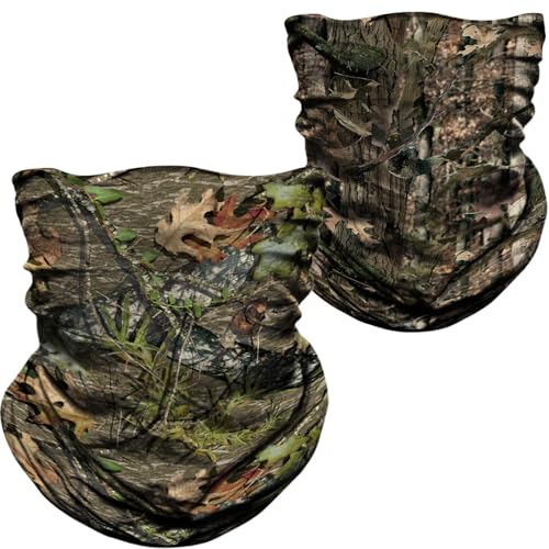 WTACTFUL 2-Pack Camouflage Face Mask Bandana for Men Women – Breathable, Seamless, Moisture Wicking & Versatile