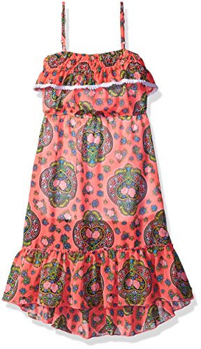 U.S. Polo Assn. Girls' Chiffon Hi-Lo Maxi Dress
