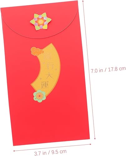 Miniatura 9 de MAGICLULU 4 sobres rojos chinos 2024, paquete rojo del año del dragón 3D Pop-Up Lucky Money Sobres Hong Bao para festival de primavera, Año Nuevo