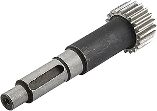 Pinion Gear 1pcs 1.25 Module 20 Teeth Gear Straight Teeth Helical Teeth Synchronous Gear Shaft 93mm 96mm 103mm Wood Carving Gear Shaft bore Shaft (Size : 103 Straight)