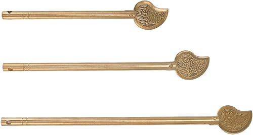 Miniatura 4 de Fydun 3-Pack Cabinet Key Leaf Shape Cabinet Lock Pin Chinese Style Home Furniture Wide Range of Uses