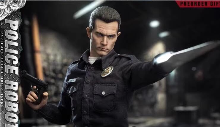 Amazon | 「AC」PRESENT TOYS 1/6 男性 ロボット 警察 T1000 可動  