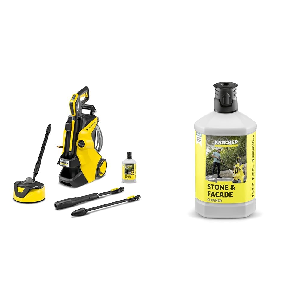 Kärcher K 5 Power Control Flex Pressure Washer, pressure: max. 145 bar, flow rate: 500 l/h, area coverage: 40 m²/h, water filter, weight: 13 kg, high-pressure Flex hose, dirt blaster, spray lance — view 13