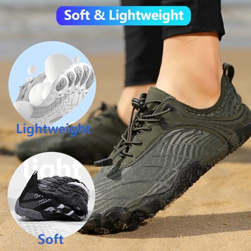 Image of Hike Barefoot Shoes Women Men Pro Water Footwear Wide Toe Box Non-Slip Unisex Athletic Outdoor Running Shoes