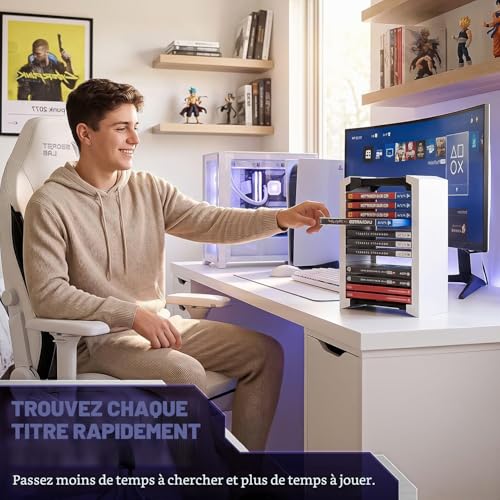 Tour de rangement Blu-ray pour protéger vos boîtiers PS4 - 8