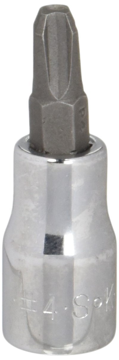 SK Hand Tool 45481 Number-1 3/8-Inch Phillips Screwdriver Bit Socket, Chrome