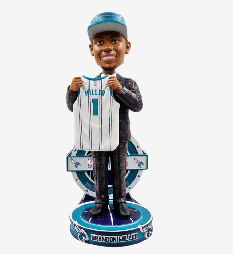 FOCO Brandon Miller (Charlotte Hornets) 2023 NBA Draft Bobblehead