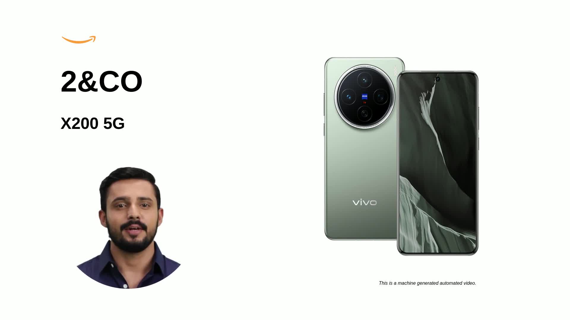 Vivo X200 5G Smartphone (Natural Green, 12GB RAM+ 256GB Storage