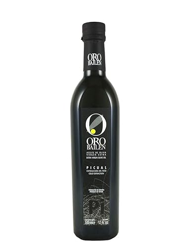 Oro Bailen Reserva Familiar Picual - Aceite de oliva virgen extra extraído en frío de España - 05 litros  169 onzas