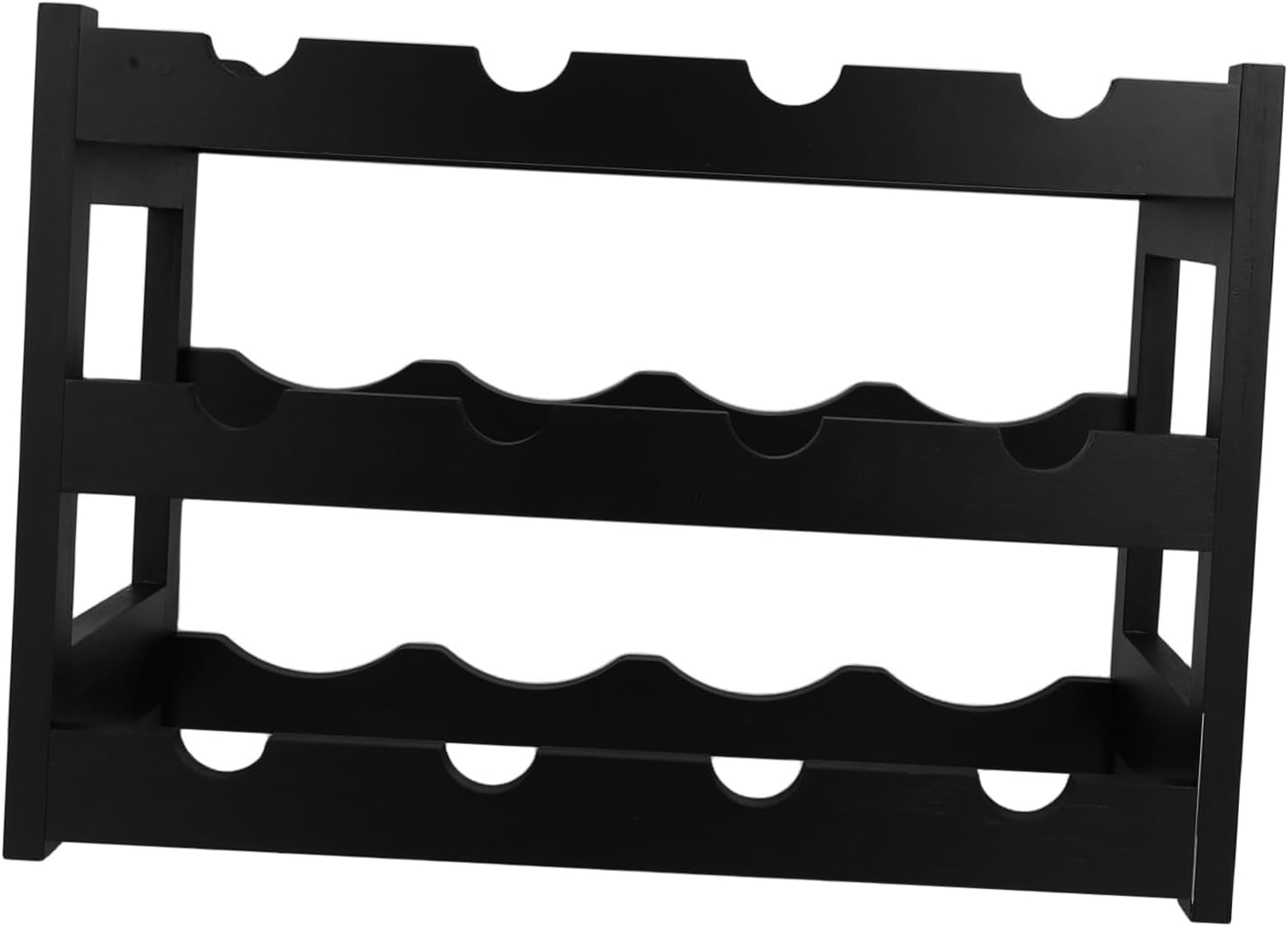 Luxshiny Wine Rack Wine Holder for Bottles Sturdy Countertop Storage Organizer for Kitchen Bar and Dining Room Space Saving Design Secure and Stable Construction