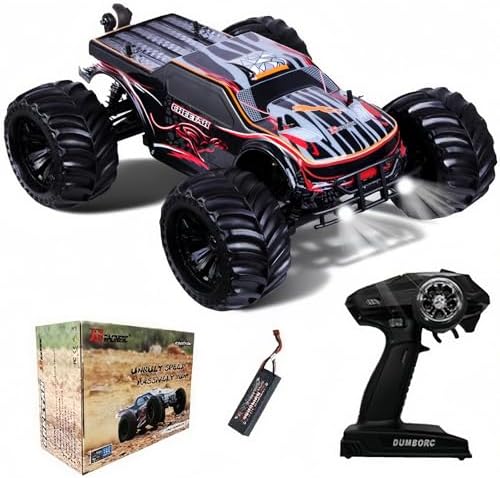 JLBRACINGRC 1/10 Brushless RC Car for Adults,Fast 50+ mph High Speed RTR RC Truck, 4WD Offroad Monster Truck, 2.4GHZ Radio Controlled Electric Remote Control Car, IPX7 Waterproof Racing Vehicle
