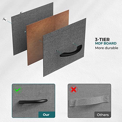 image for SMUG 8BC-SAGY Dresser for Bedroom Cabinet Organizers Wood Top Table Fu